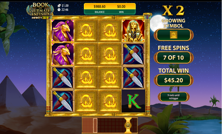 Book Of Ultimate Infinity Slot Review, Bonuses - SlotsWise